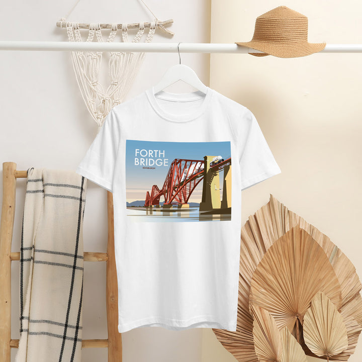 Forth Bridge, Edinburgh T-Shirt by Dave Thompson