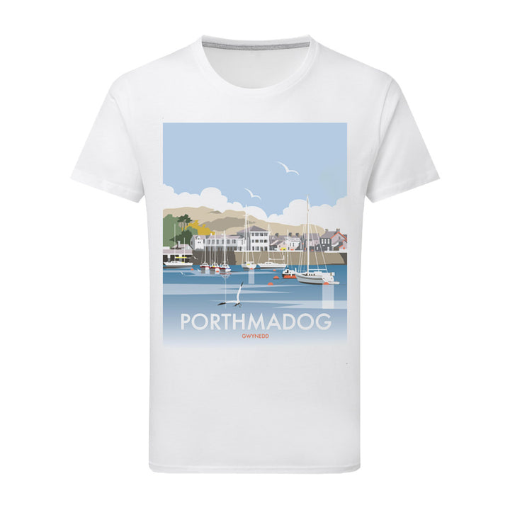 Porthmadog, Gwynedd T-Shirt by Dave Thompson