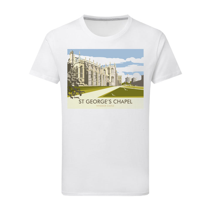 St George'S Chapel, Windsor Castle T-Shirt by Dave Thompson