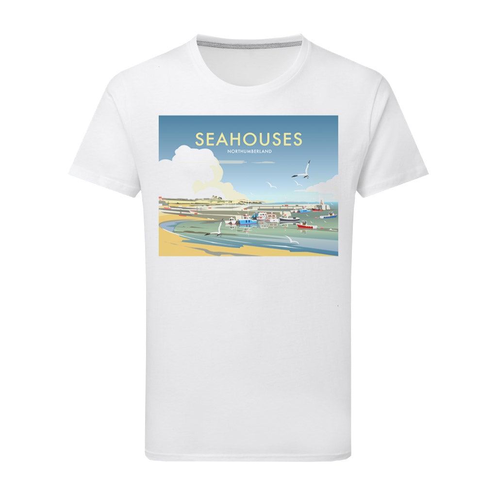 Seahouses, Northumberland T-Shirt by Dave Thompson