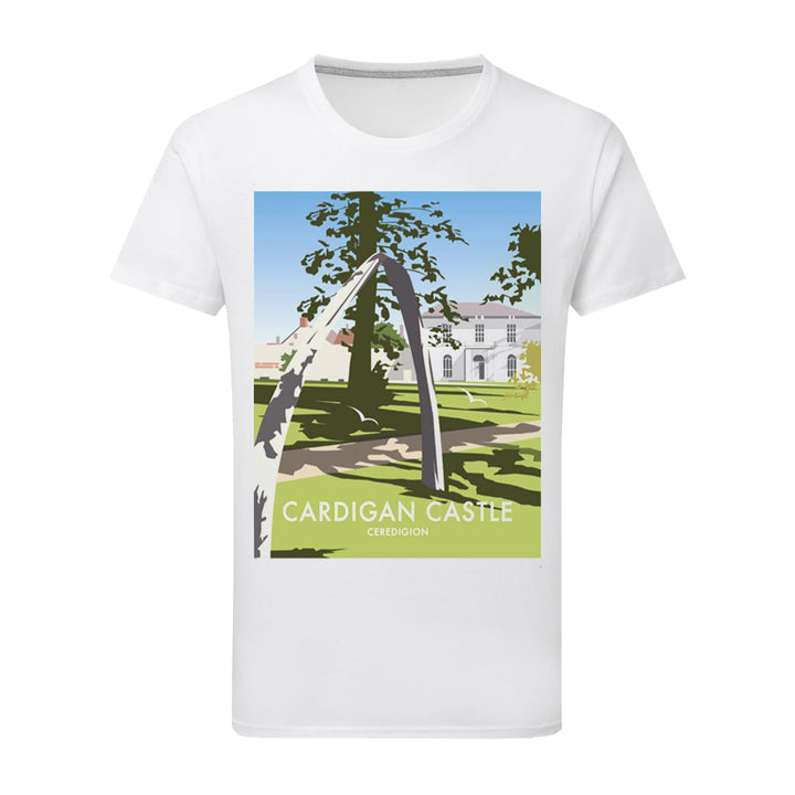 Cardigan Castle, Ceredigion T-Shirt by Dave Thompson