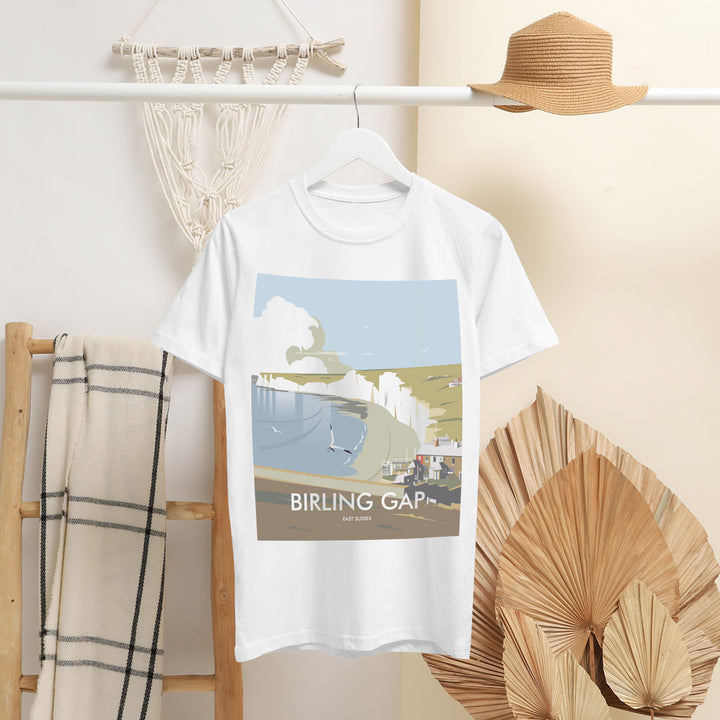 Birling Gap, East Sussex T-Shirt by Dave Thompson