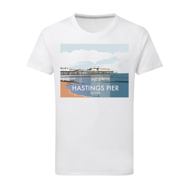 Hastings Pier, East Sussex T-Shirt by Dave Thompson