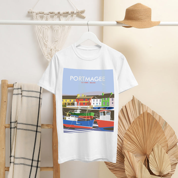 Portmagee, Co. Kerry, Ireland T-Shirt by Dave Thompson