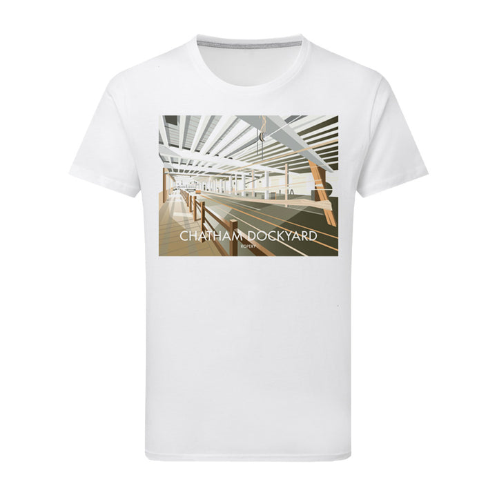 Chatham Dockyard, Ropery T-Shirt by Dave Thompson