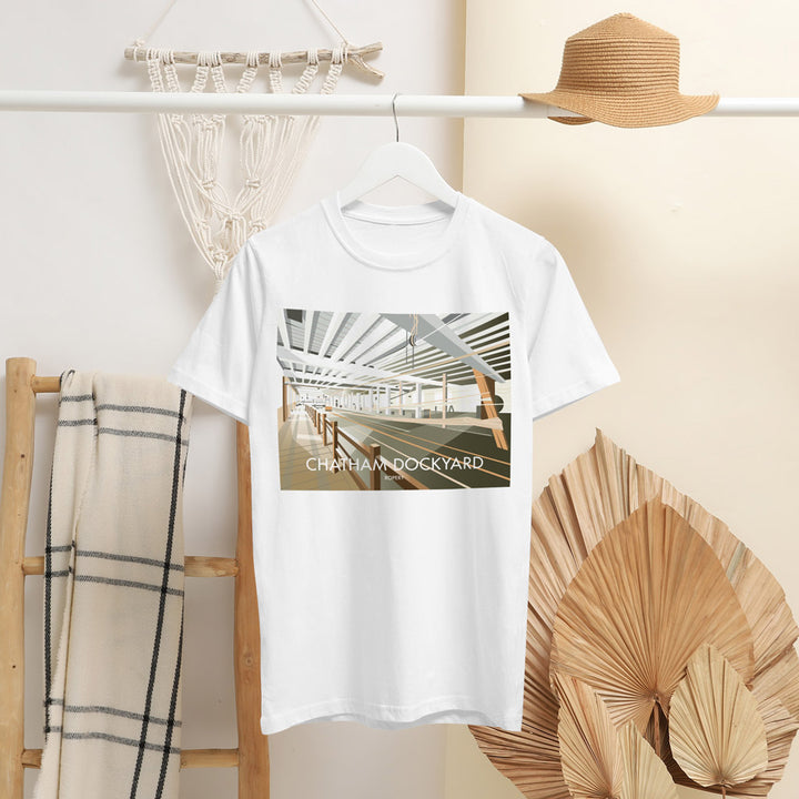 Chatham Dockyard, Ropery T-Shirt by Dave Thompson