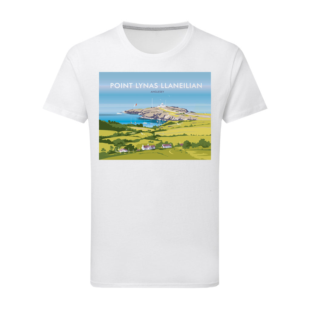 Point Lynas Llaneilina, Anglesey T-Shirt by Dave Thompson
