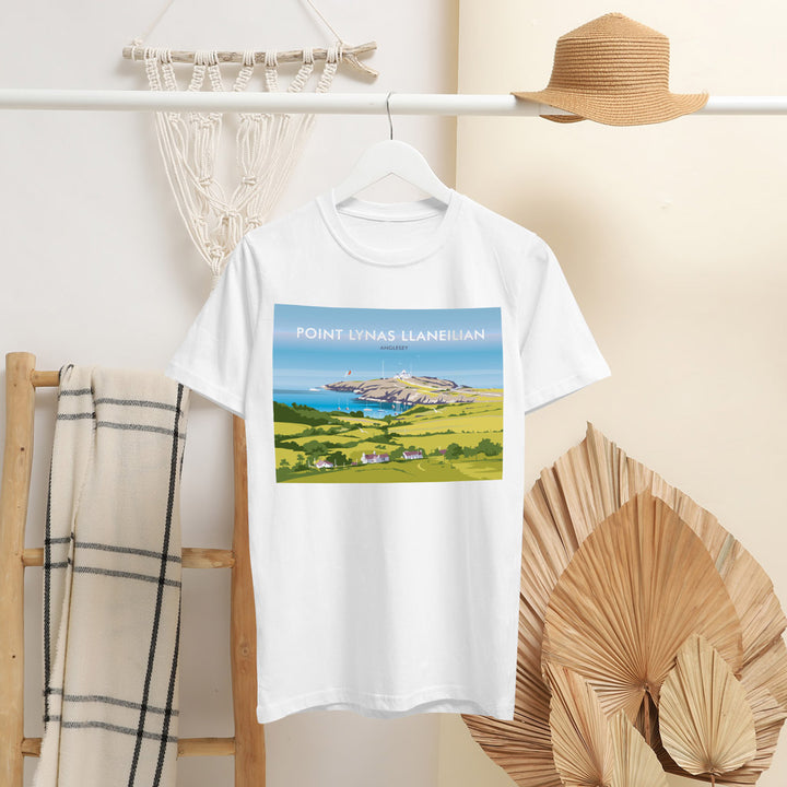 Point Lynas Llaneilina, Anglesey T-Shirt by Dave Thompson