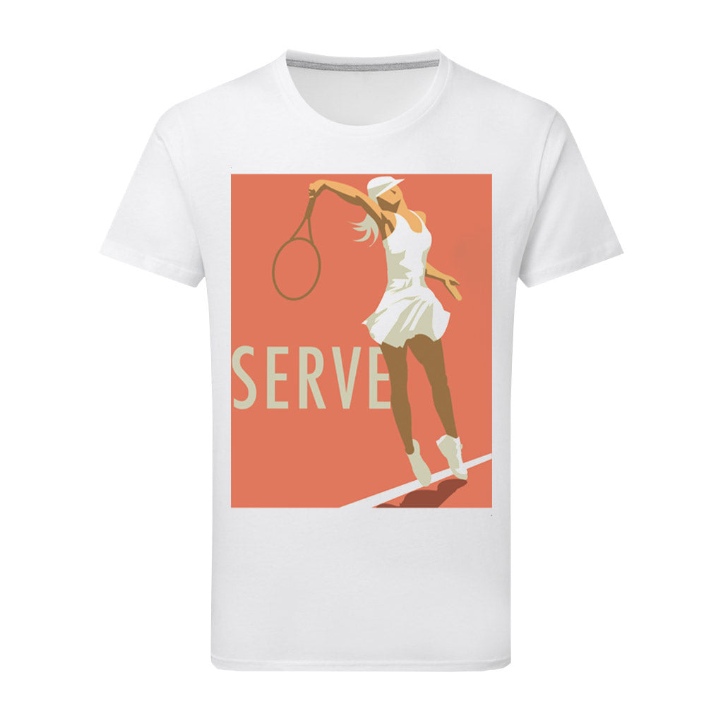 Serve (Tennis) T-Shirt by Dave Thompson
