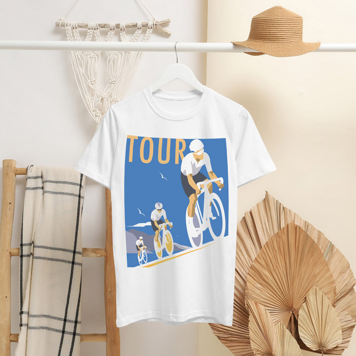 Tour (Cycling) T-Shirt by Dave Thompson