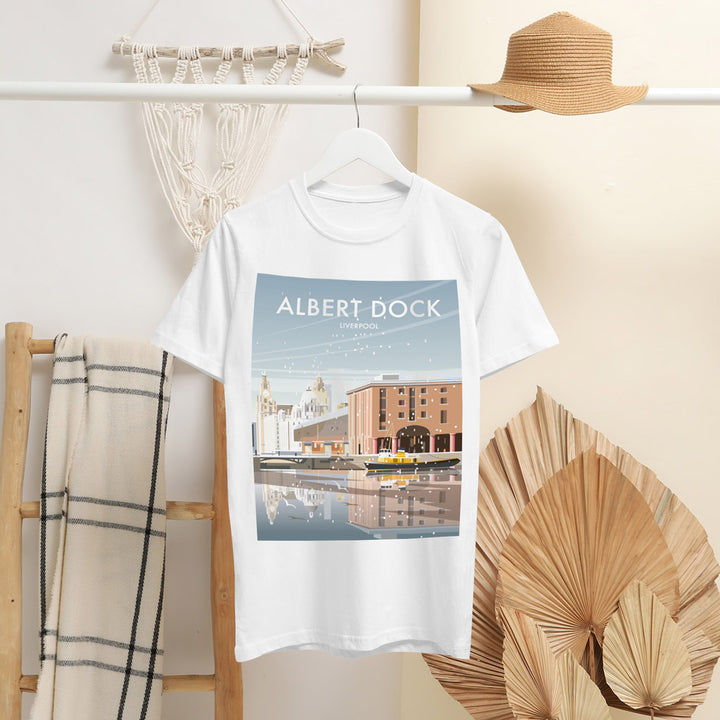 Albert Dock, Liverpool T-Shirt by Dave Thompson