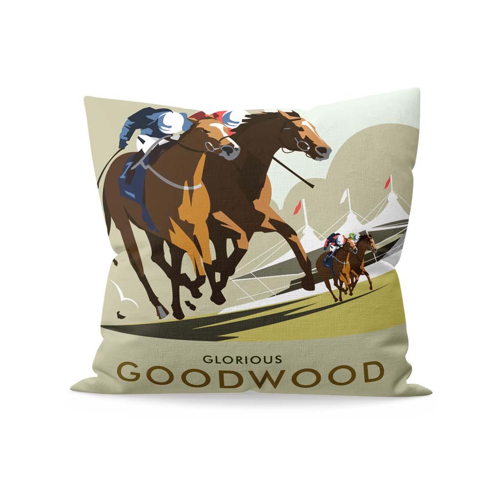 Glorious Goodwood Cushion