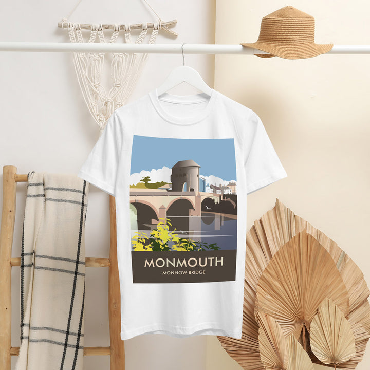 Monmouth, Monnow Bridge T-Shirt by Dave Thompson