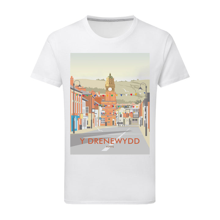 Y Drenewydd, Powys T-Shirt by Dave Thompson