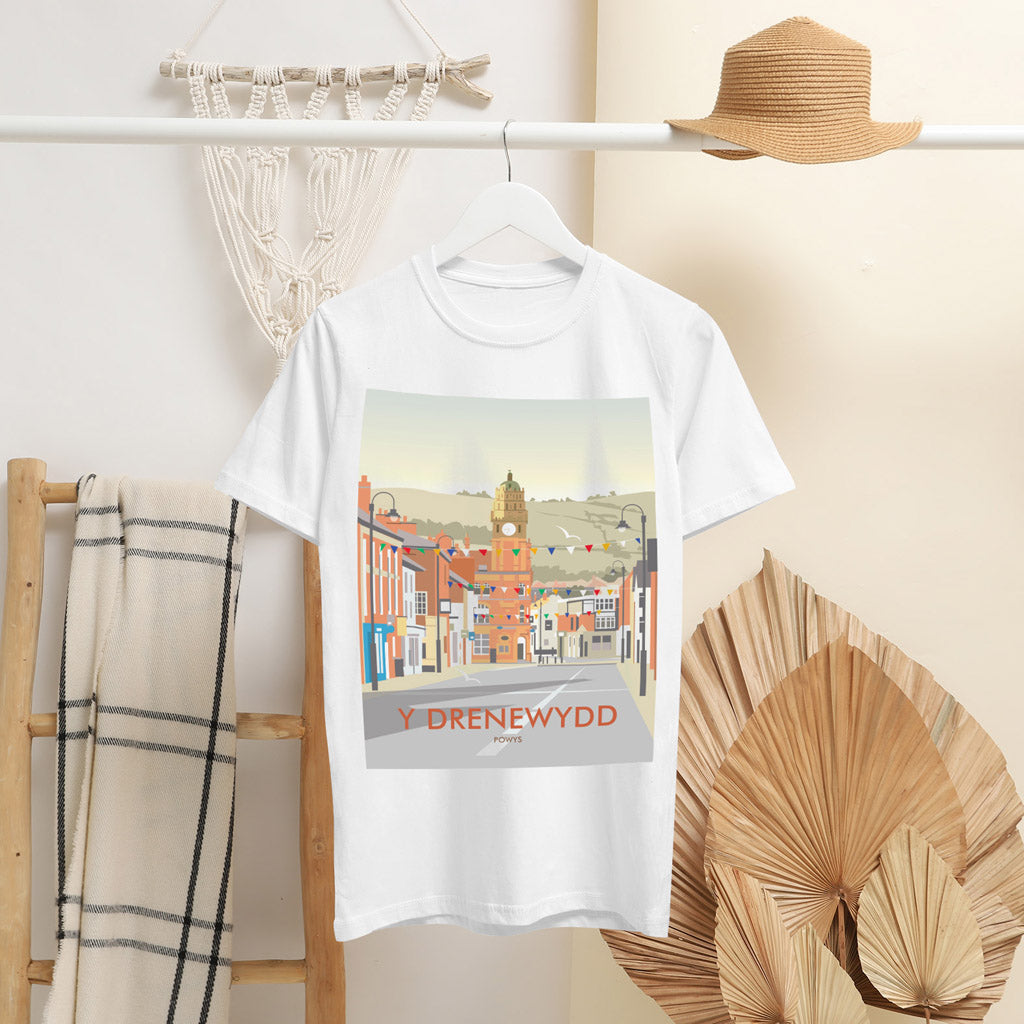 Y Drenewydd, Powys T-Shirt by Dave Thompson