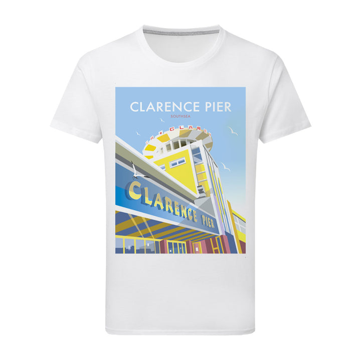 Clarence Pier, Southsea T-Shirt by Dave Thompson