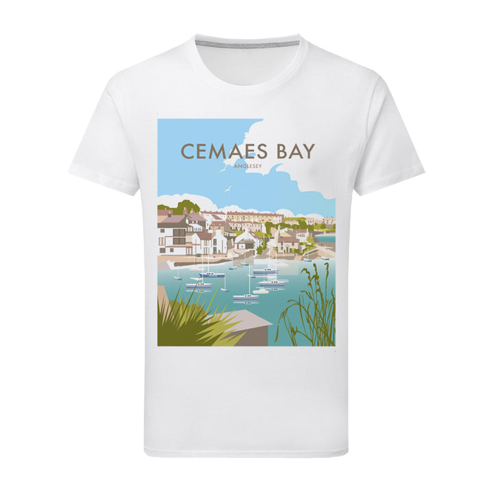 Cemaes Bay, Anglesey, Wales T-Shirt by Dave Thompson