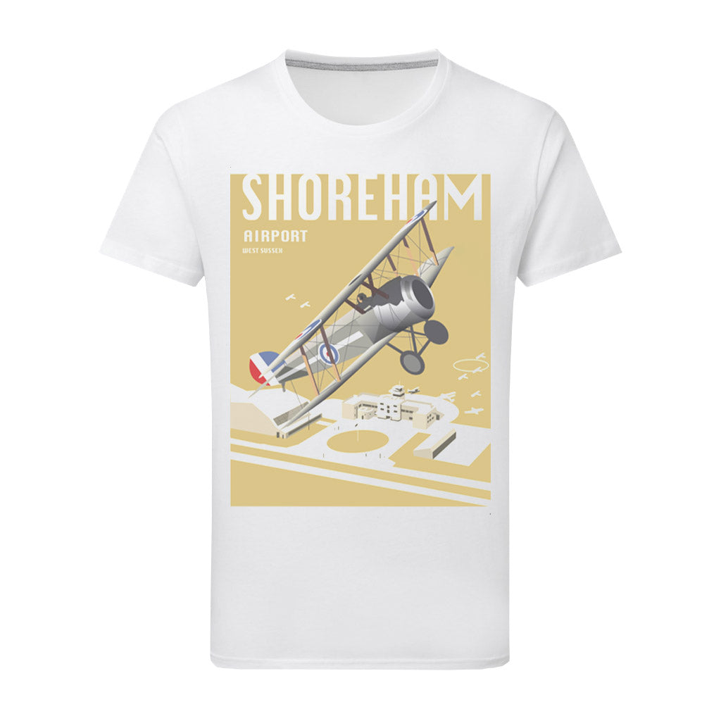 Shoreham Airport T-Shirt by Dave Thompson