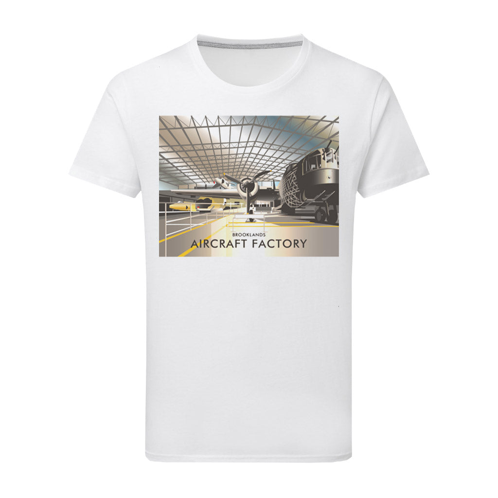 Brooklands Aircraft Factory T-Shirt by Dave Thompson