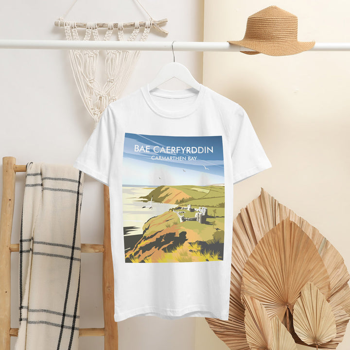 Bae Caerfyrddin, Carmarthen Bay T-Shirt by Dave Thompson
