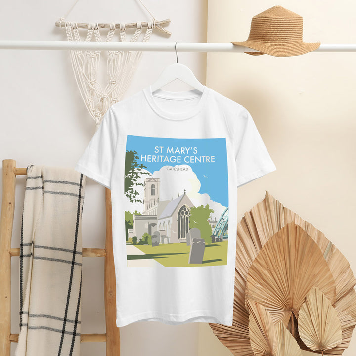 St Mary'S Heritage Centre, Gateshead, Tyne And Wear T-Shirt by Dave Thompson