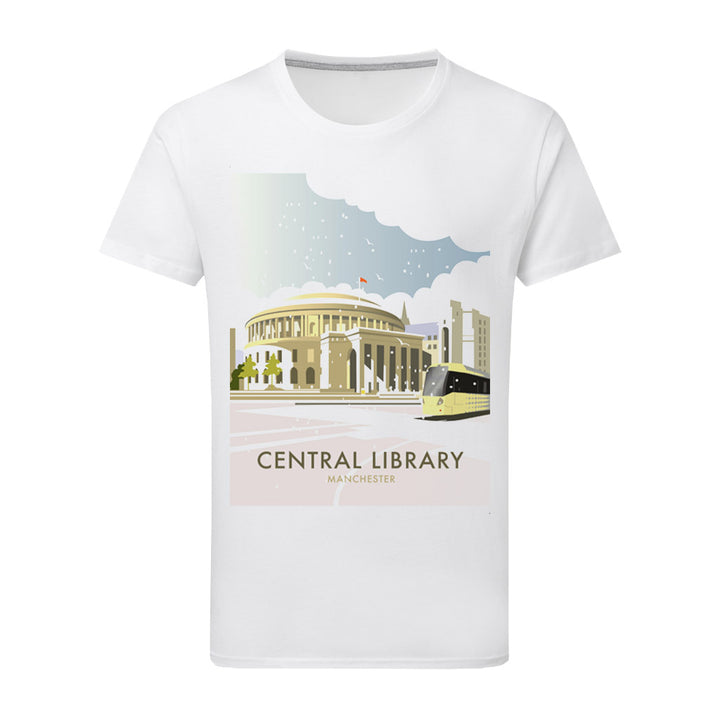 Central Library, Manchester T-Shirt by Dave Thompson