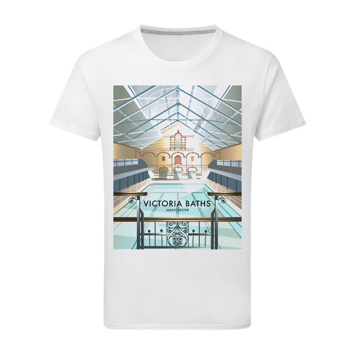 Victoria Baths, Manchester T-Shirt by Dave Thompson