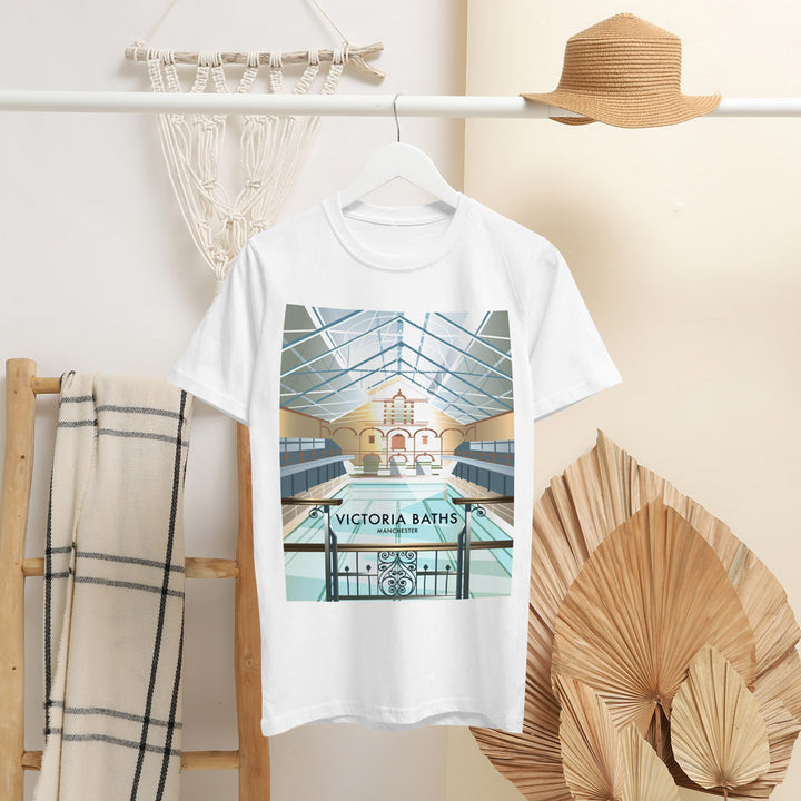 Victoria Baths, Manchester T-Shirt by Dave Thompson