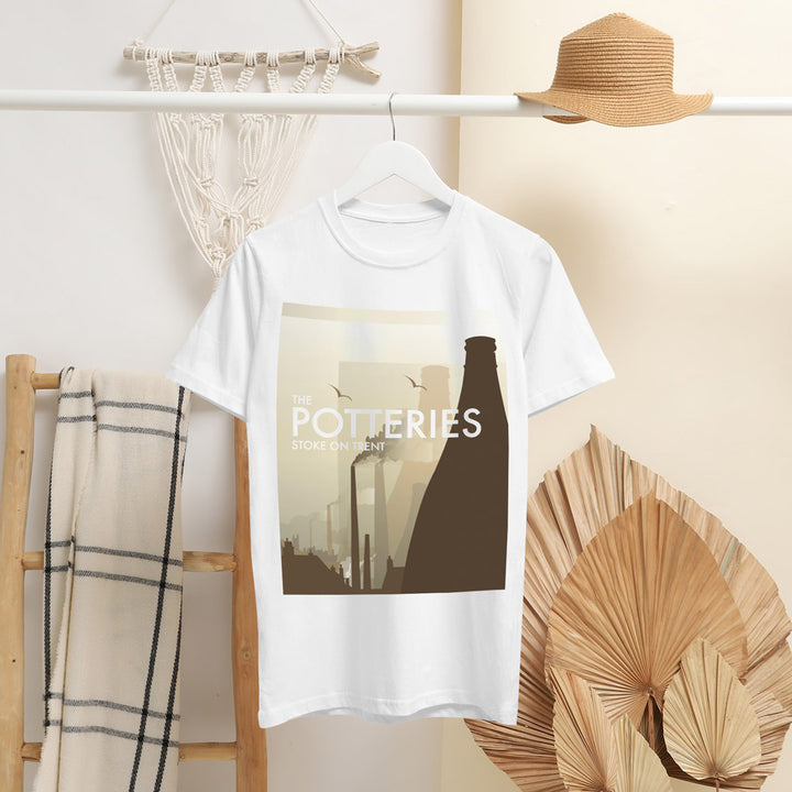 The Potteries, Stoke On Trent T-Shirt by Dave Thompson