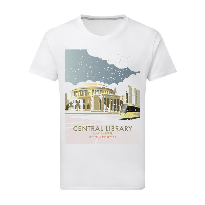 Central Library, Manchester T-Shirt by Dave Thompson