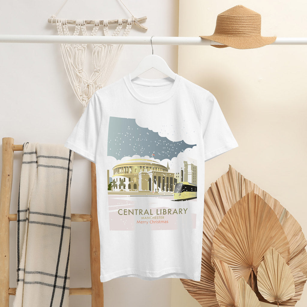 Central Library, Manchester T-Shirt by Dave Thompson