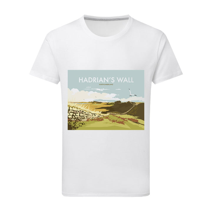 Hadrian'S Wall, Northumberland T-Shirt by Dave Thompson