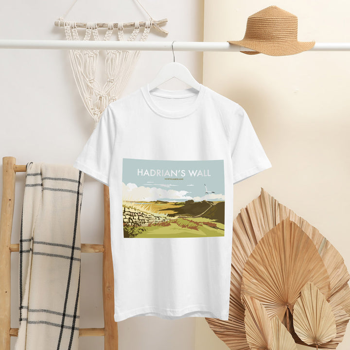 Hadrian'S Wall, Northumberland T-Shirt by Dave Thompson