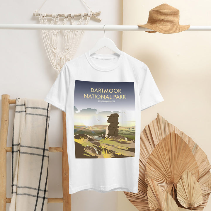 Dartmoor National Park, Bowermans Nose T-Shirt by Dave Thompson