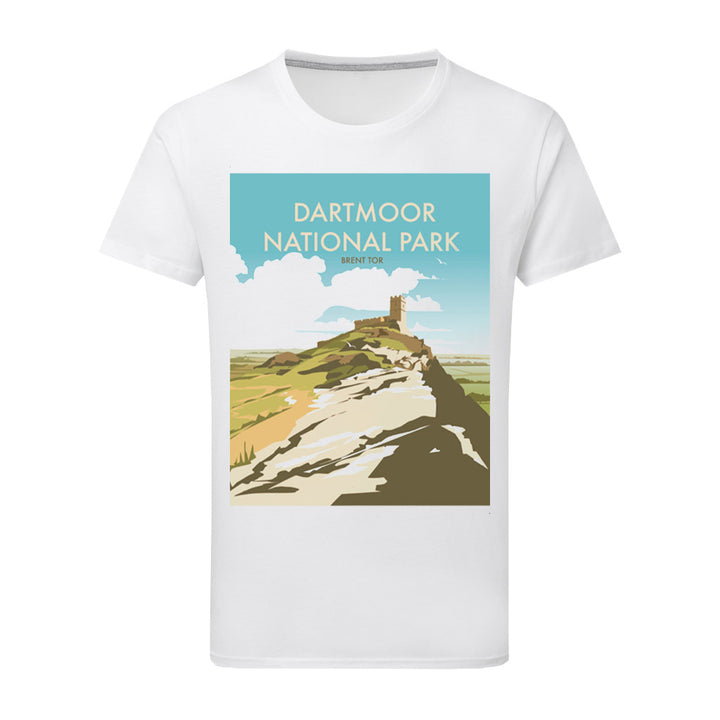 Dartmoor National Park, Brent Tor T-Shirt by Dave Thompson