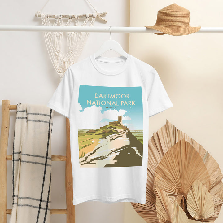 Dartmoor National Park, Brent Tor T-Shirt by Dave Thompson