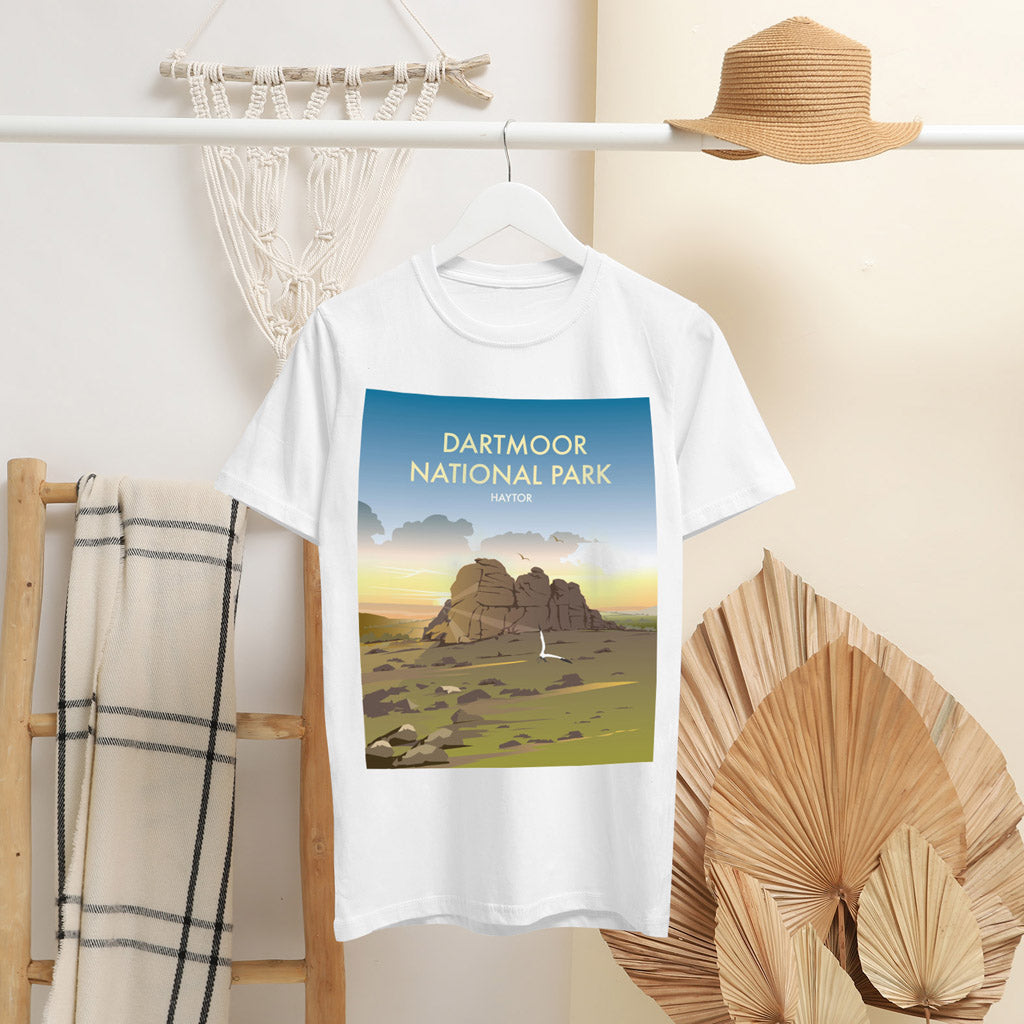 Dartmoor National Park, Haytor T-Shirt by Dave Thompson