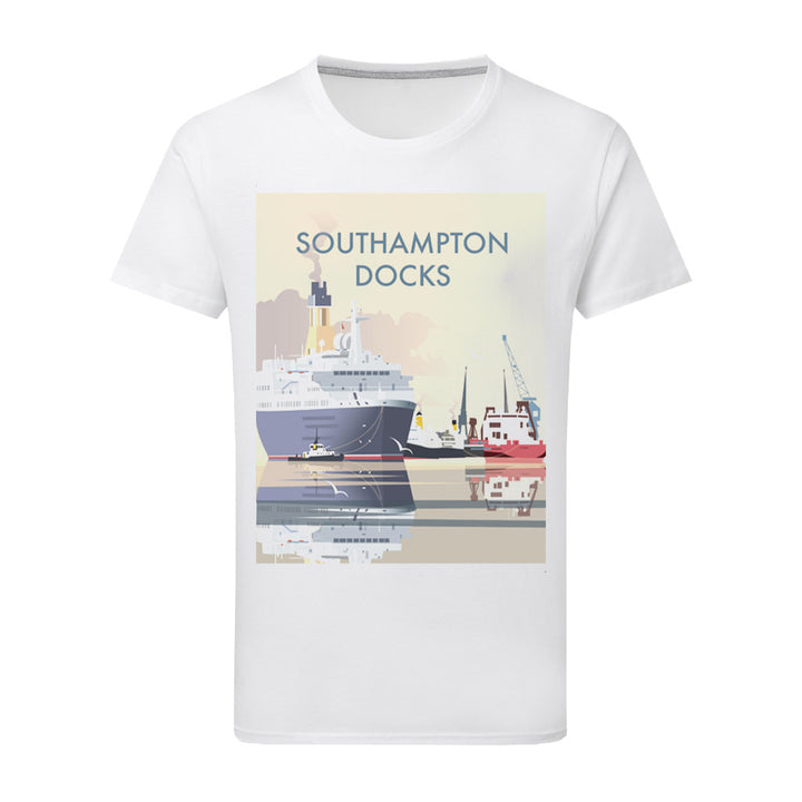 Southampton Docks T-Shirt by Dave Thompson
