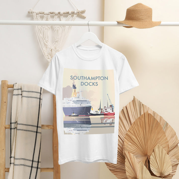 Southampton Docks T-Shirt by Dave Thompson