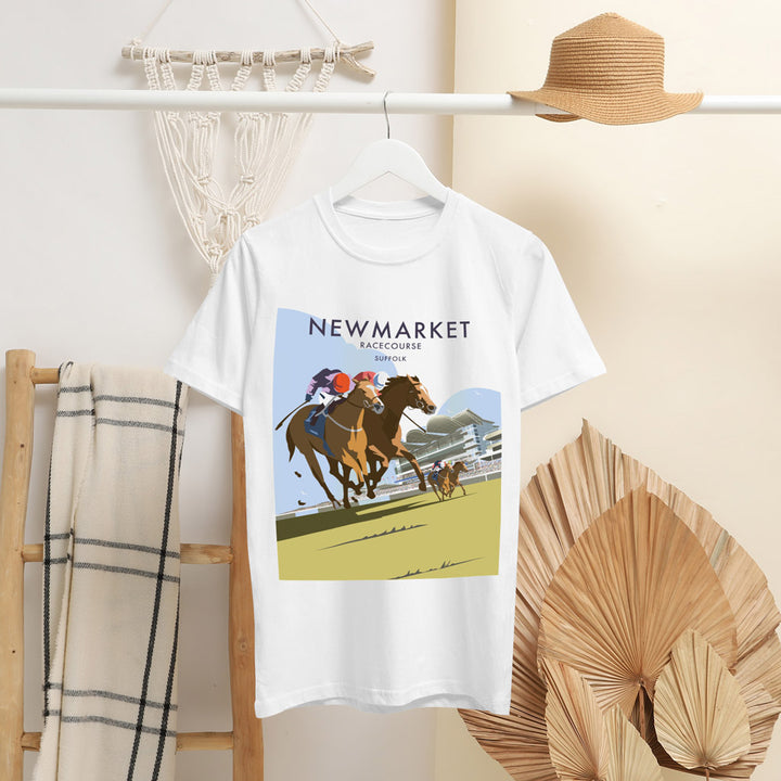 Newmarket Racecourse, Suffolk T-Shirt by Dave Thompson