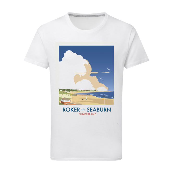 Roker And Seaburn, Sunderland T-Shirt by Dave Thompson