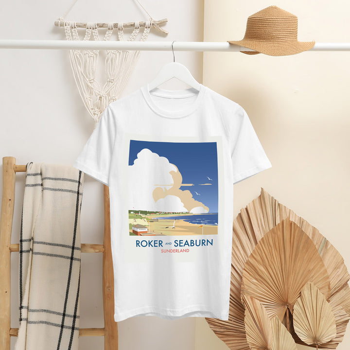 Roker And Seaburn, Sunderland T-Shirt by Dave Thompson