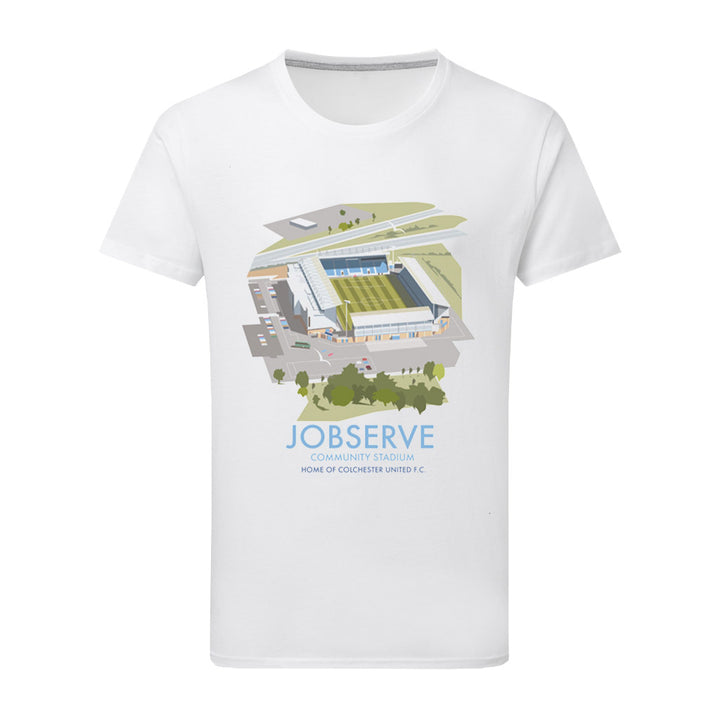 Jobserve Community Stadium, Colchester United F.C. T-Shirt by Dave Thompson