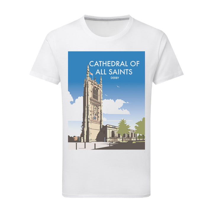 Cathedral Of All Saints, Derby T-Shirt by Dave Thompson