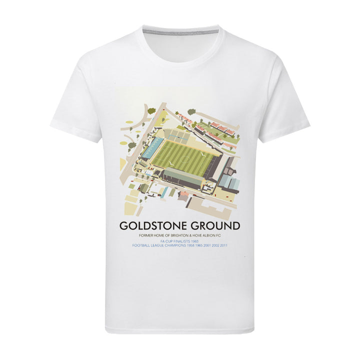 Goldstone Ground, Brighton & Hove Albion Fc T-Shirt by Dave Thompson