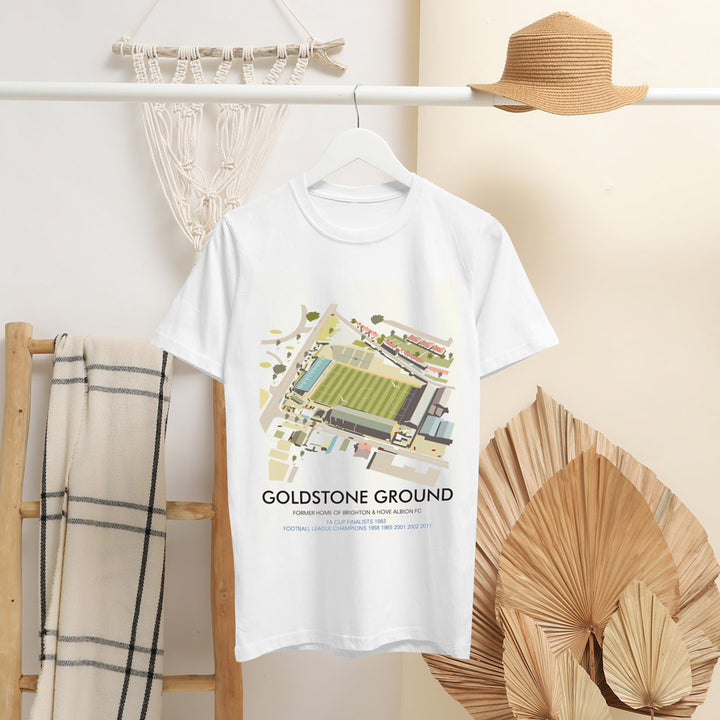 Goldstone Ground, Brighton & Hove Albion Fc T-Shirt by Dave Thompson