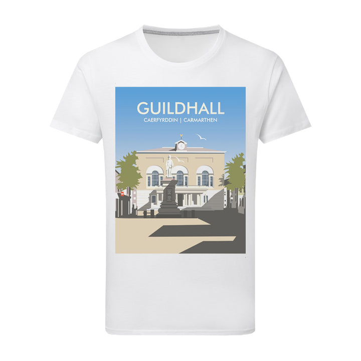 Guildhall, Caerfyrddin, Carmarthen T-Shirt by Dave Thompson