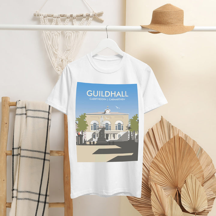 Guildhall, Caerfyrddin, Carmarthen T-Shirt by Dave Thompson