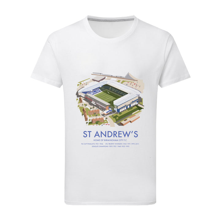 St Andrew'S, Birmingham City F.C. T-Shirt by Dave Thompson