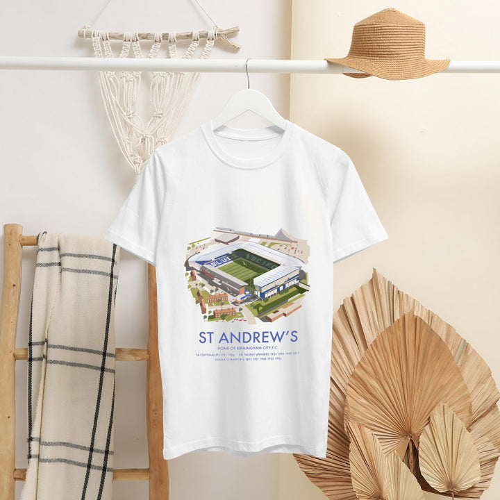 St Andrew'S, Birmingham City F.C. T-Shirt by Dave Thompson